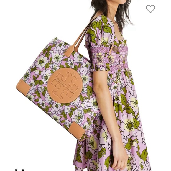NWT Tory Burch Ella Printed Tote - Picture 2 of 3